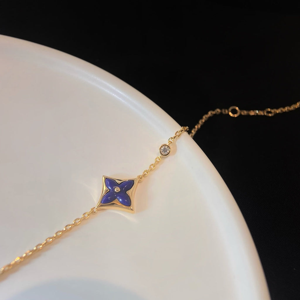 [Marin]COLOR STAR PINK GOLD DIAMOND BRACELET