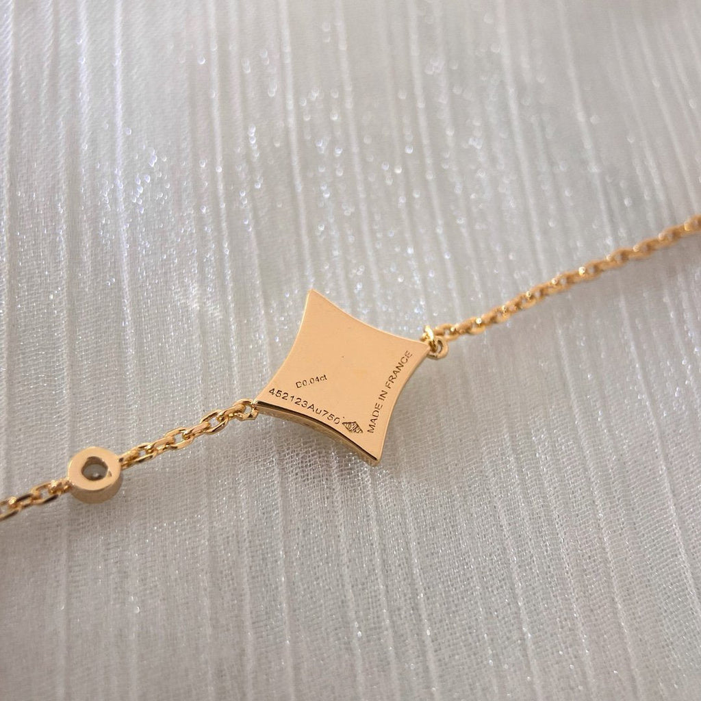 [Marin]COLOR STAR PINK GOLD DIAMOND BRACELET