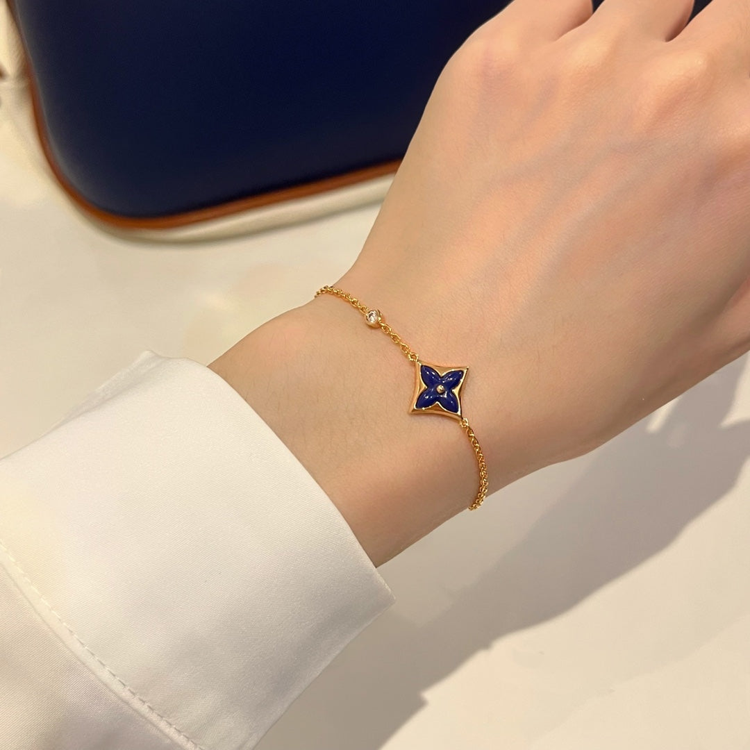[Marin]COLOR STAR PINK GOLD DIAMOND BRACELET