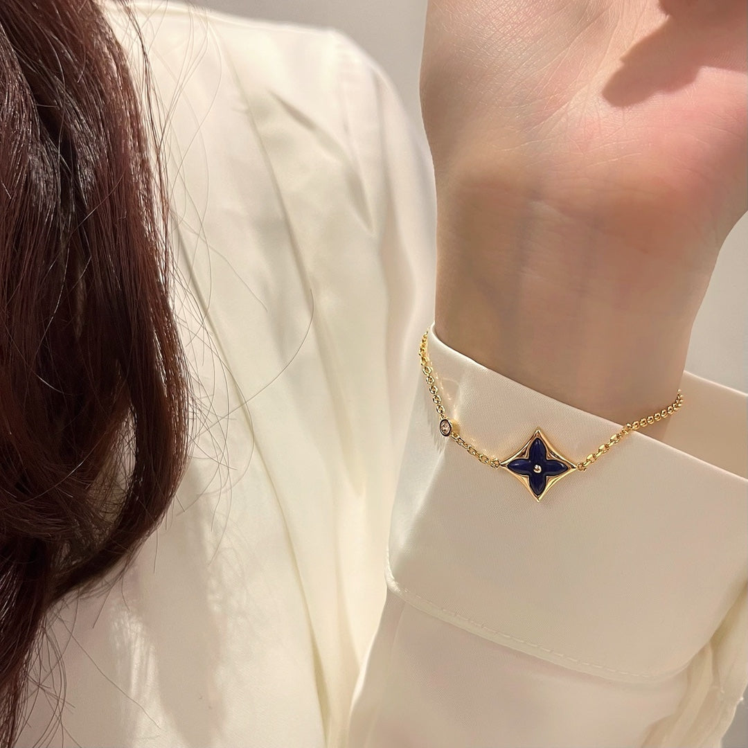 [Marin]COLOR STAR PINK GOLD DIAMOND BRACELET