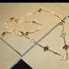 [Marin]CLOVER 20 MOTIFS LASER DIAMOND NECKLACE