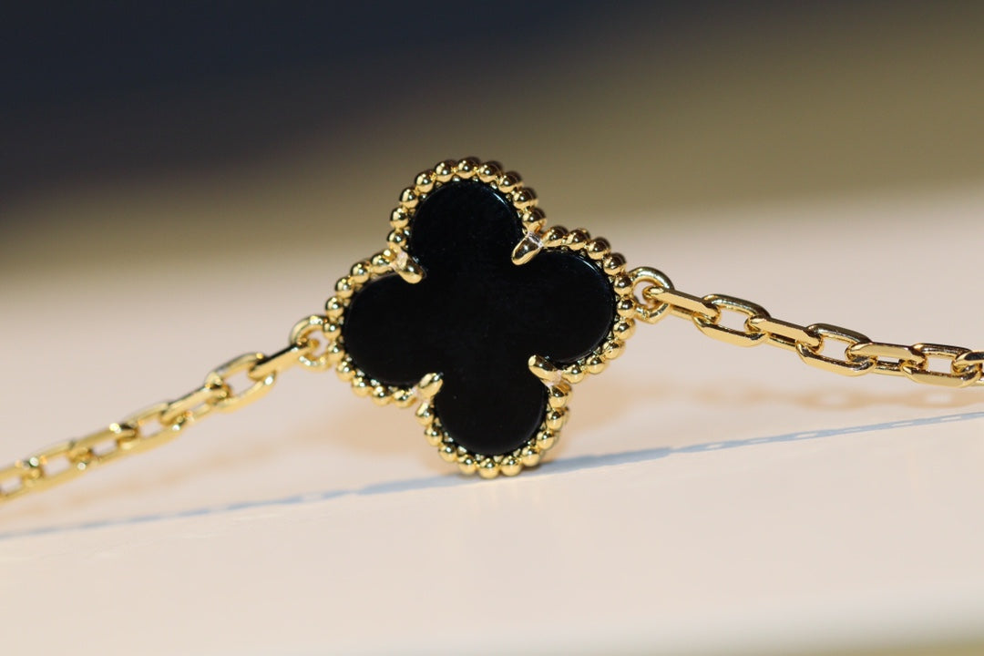 [Marin]CLOVER 20 MOTIFS ONYX ROSE GOLD