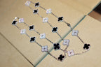 [Marin]CLOVER 20 MOTIFS ONYX DIAMOND SILVER