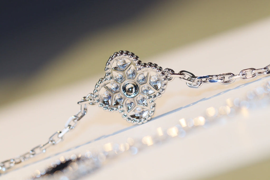 [Marin]CLOVER 20 MOTIFS ONYX DIAMOND SILVER