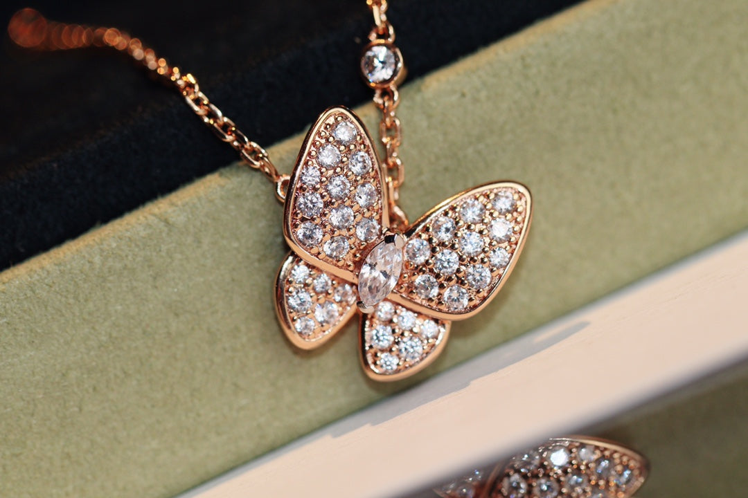 [Marin]BUTTERFLY DIAMOND NECKLACE