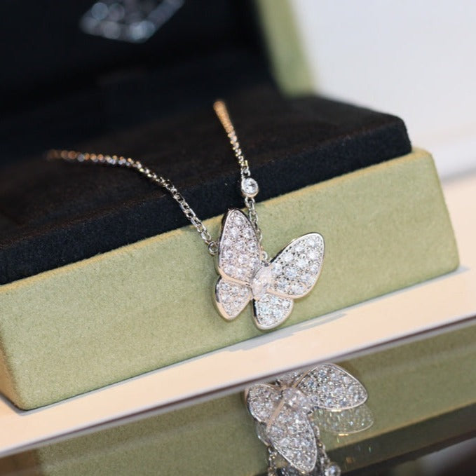 [Marin]BUTTERFLY DIAMOND NECKLACE