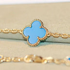 [Marin]CLOVER 20 MOTIFS TURQUOISE GOLD