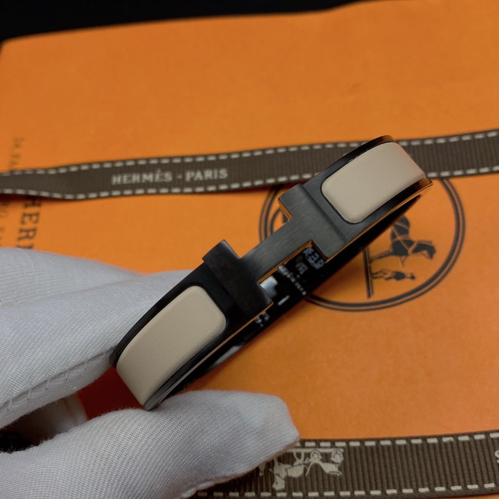 [Marin]H BRACELET 12 MM CÉRAMIQUE NOIR BEIGE