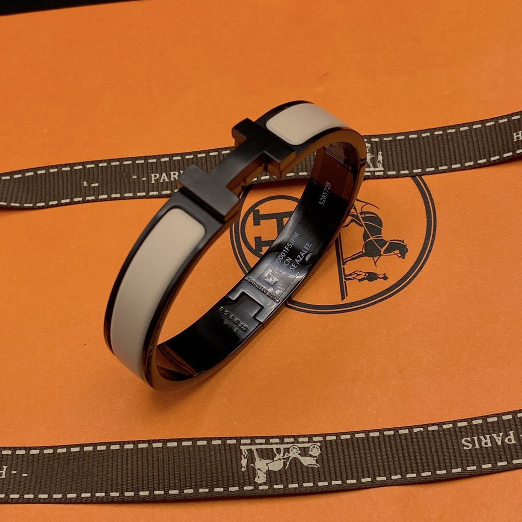[Marin]H BRACELET 12 MM CÉRAMIQUE NOIR BEIGE