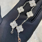 [⭐Shinejoy] CLOVER 5 MOTIF FULL DIAMOND BRACELET COLLECTION