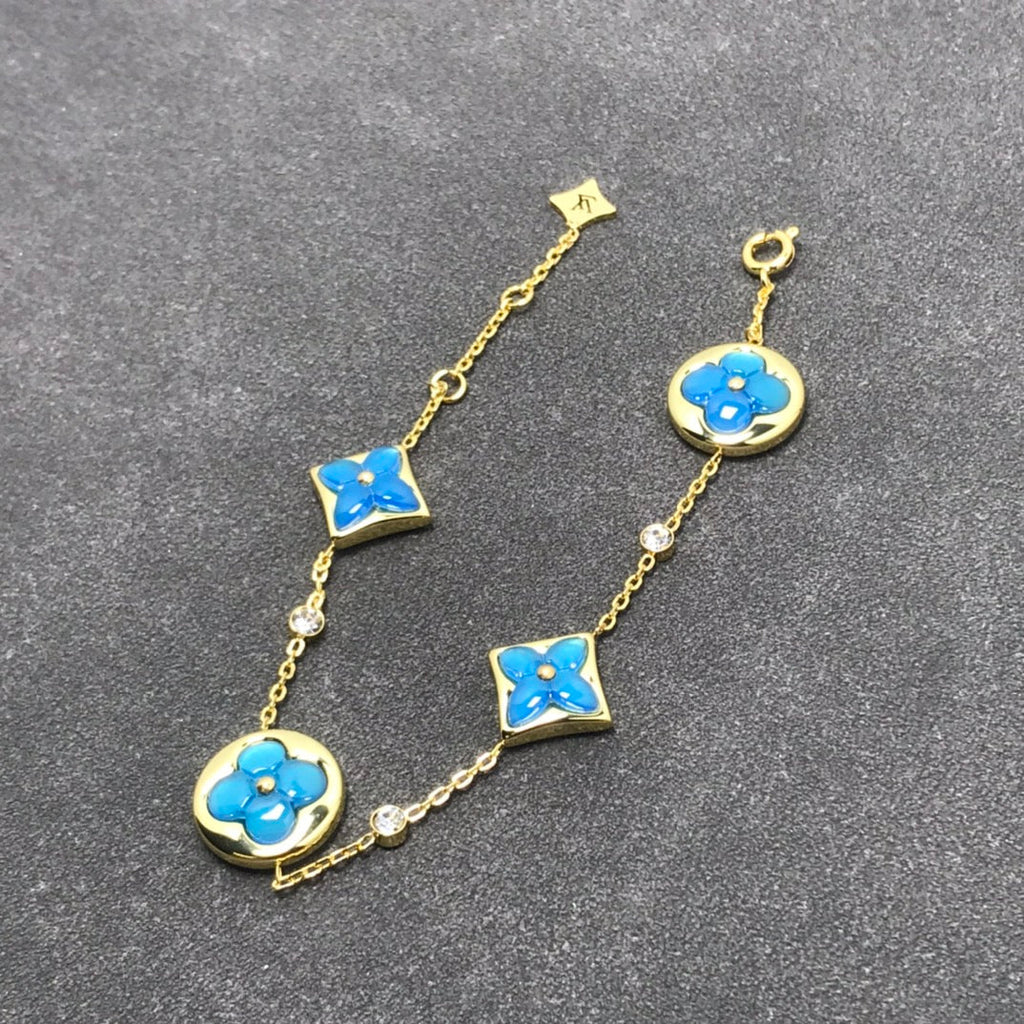 [Marin]ÉTOILE ET SOLEIL TURQUOISE 4 MOTIFS 3 DIAMANTS