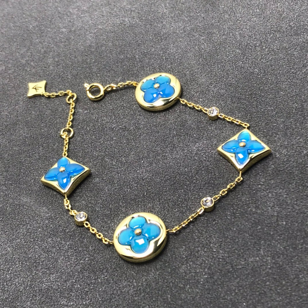 [Marin]ÉTOILE ET SOLEIL TURQUOISE 4 MOTIFS 3 DIAMANTS