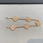 [⭐Shinejoy] CLOVER 5 MOTIF FULL DIAMOND BRACELET COLLECTION