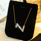 [Marin]COLLIER PENDENTIF VOLT DIAMANT ARGENT