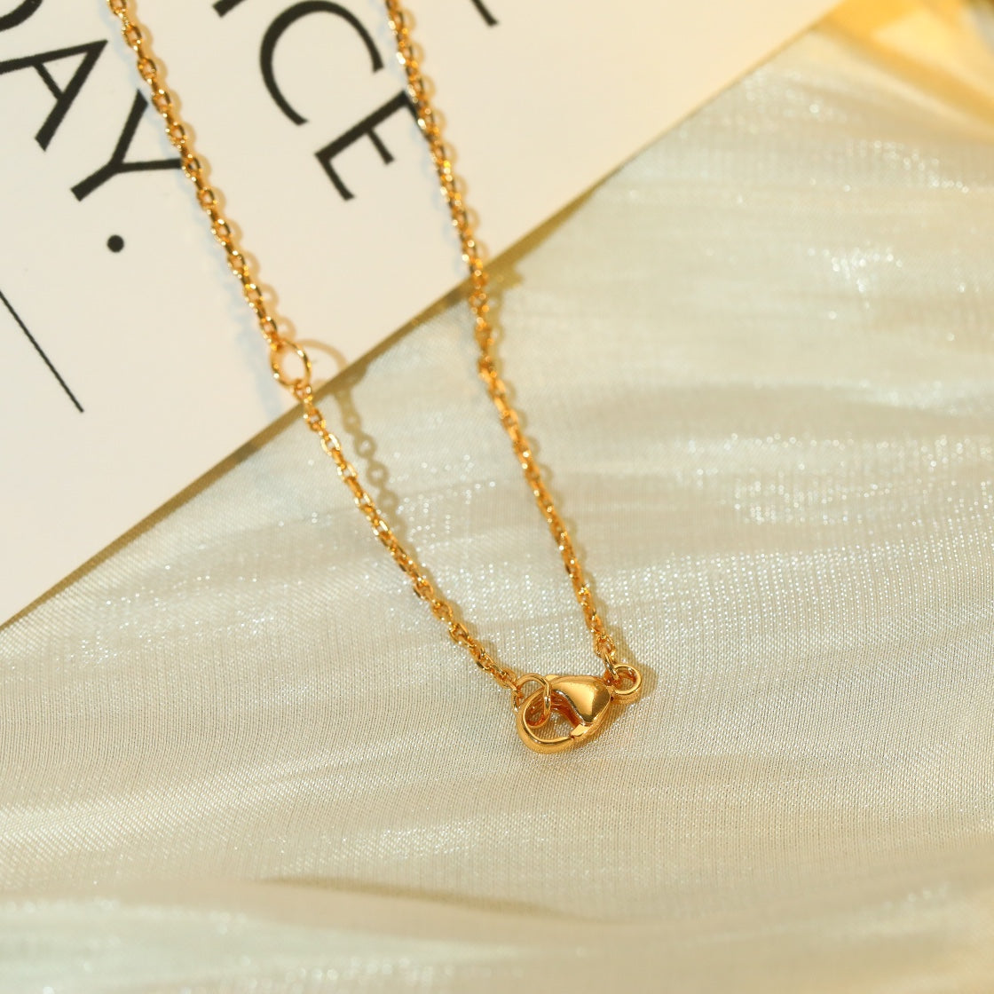 [Marin]COLLIER PENDENTIF VOLT DIAMANT ARGENT