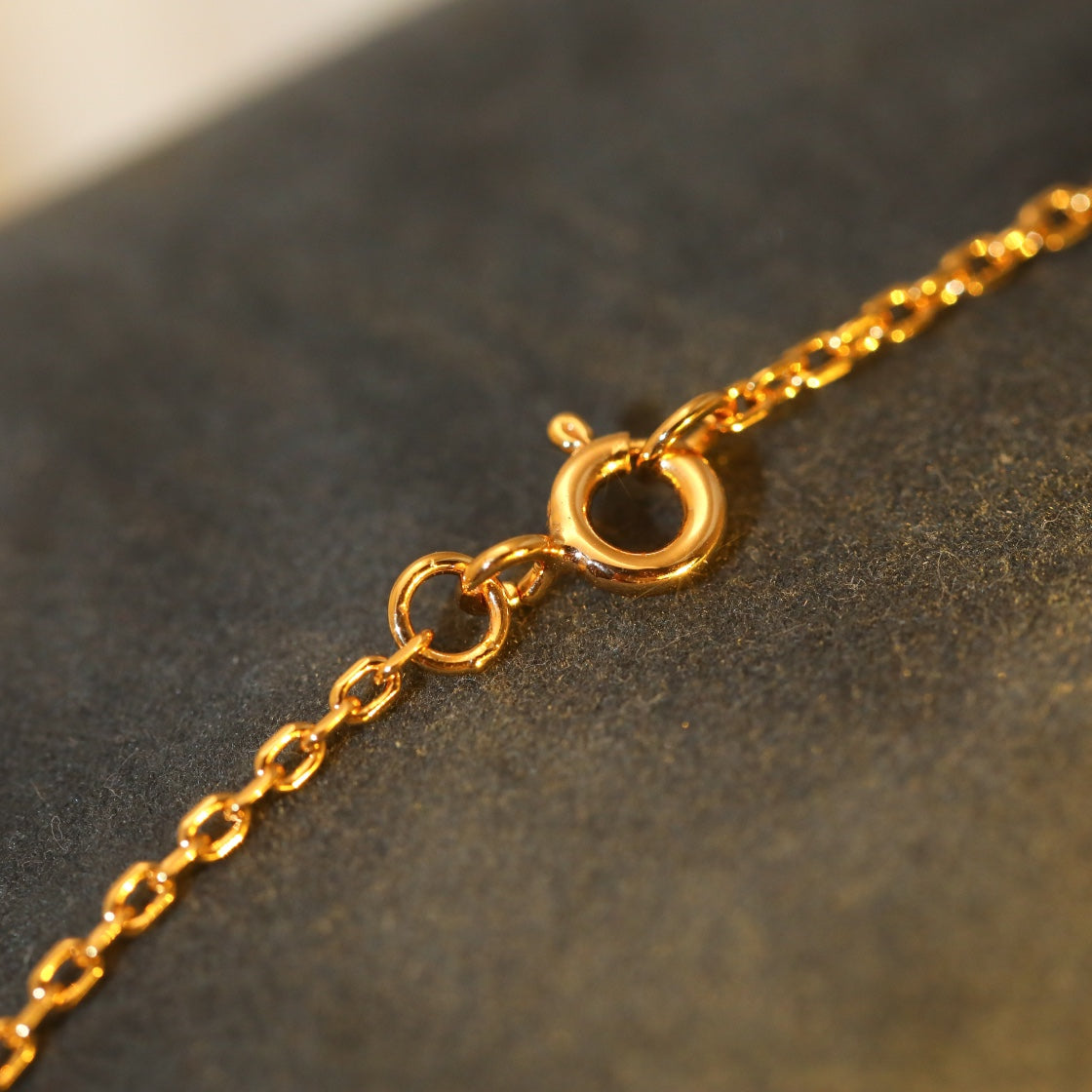 [Marin]SUN PEDANT PINK GOLD 1 DIAMOND NECKLACE