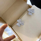[Marin]CLOVER COMOS DIAMOND EARRINGS SILVER