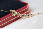 [Marin]CLASH PINK GOLD NECKLACE