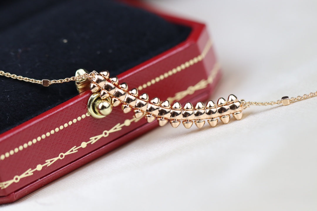 [Marin]CLASH PINK GOLD NECKLACE
