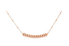 [Marin]CLASH PINK GOLD NECKLACE