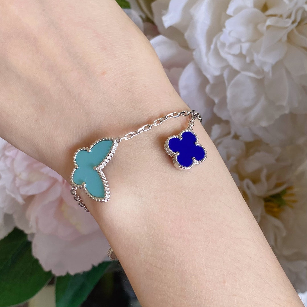 [Marin]LUCKY SPRING SILVER BRACELET 4 MOTIF