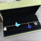 [Marin]LUCKY SPRING SILVER BRACELET 4 MOTIF