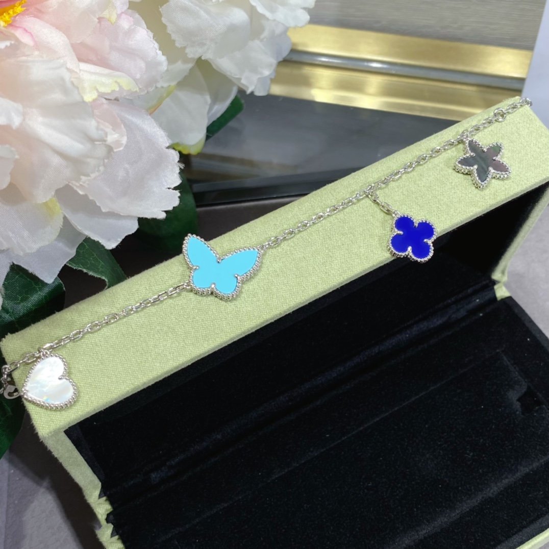 [Marin]LUCKY SPRING SILVER BRACELET 4 MOTIF