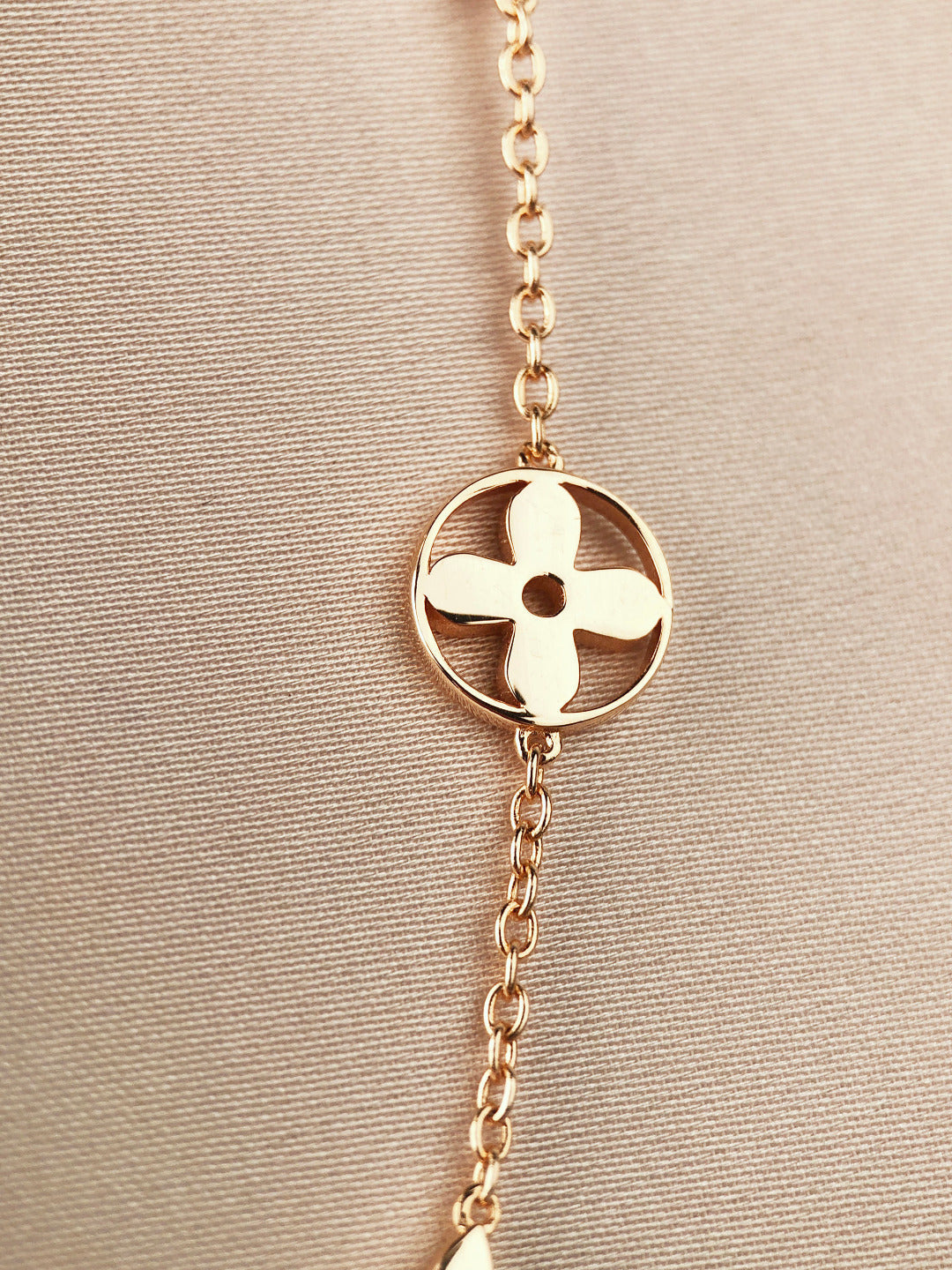 [Marin]STAR AND SUN 7 MOTIFS GOLD BRACELET