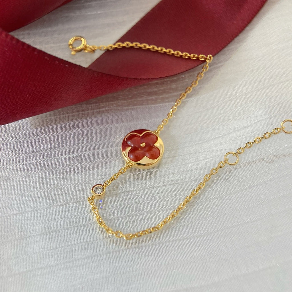 [マリン]サンペンダントカーネリアンブレスレット