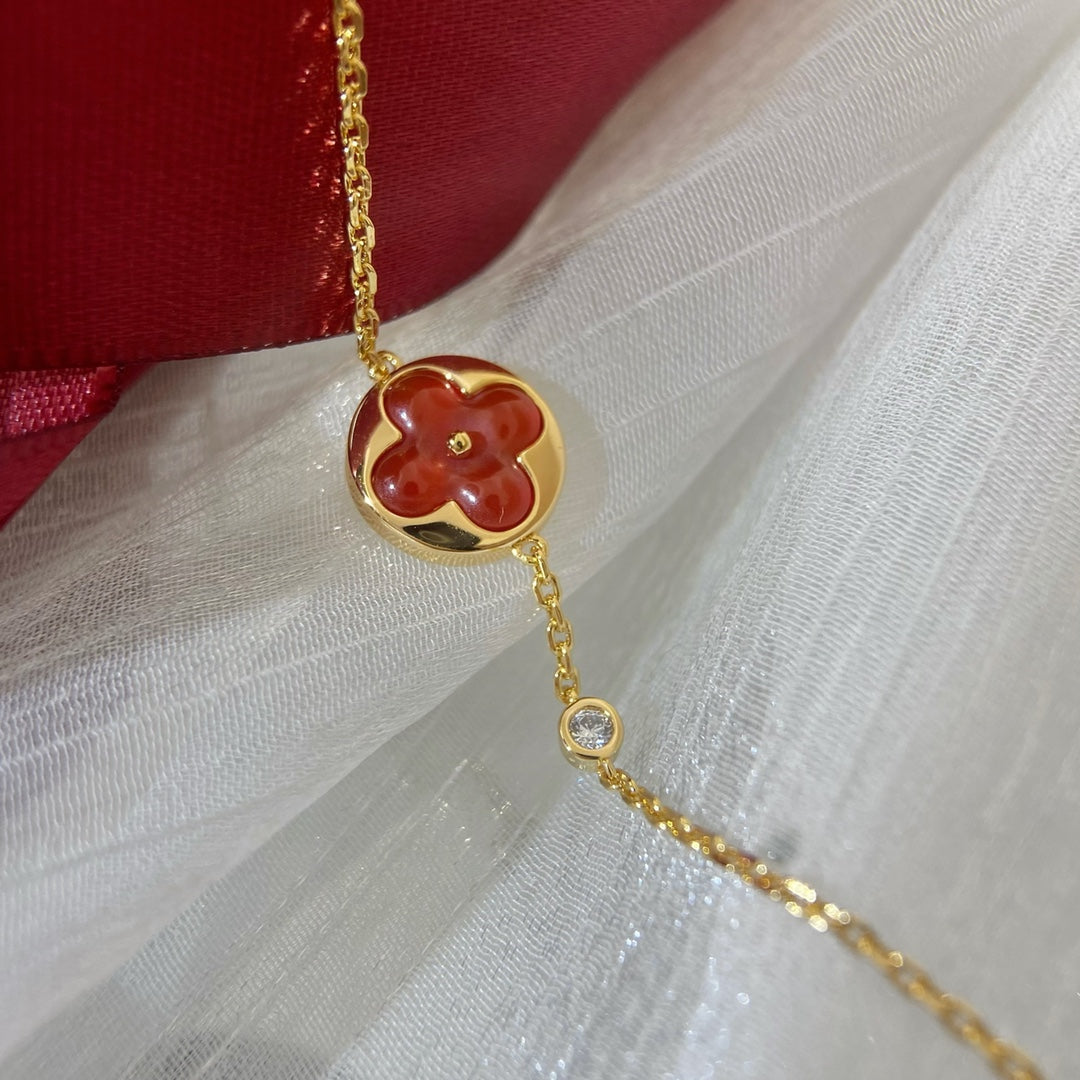 [Marin]SUN PEDANT CARNELIAN BRACELET