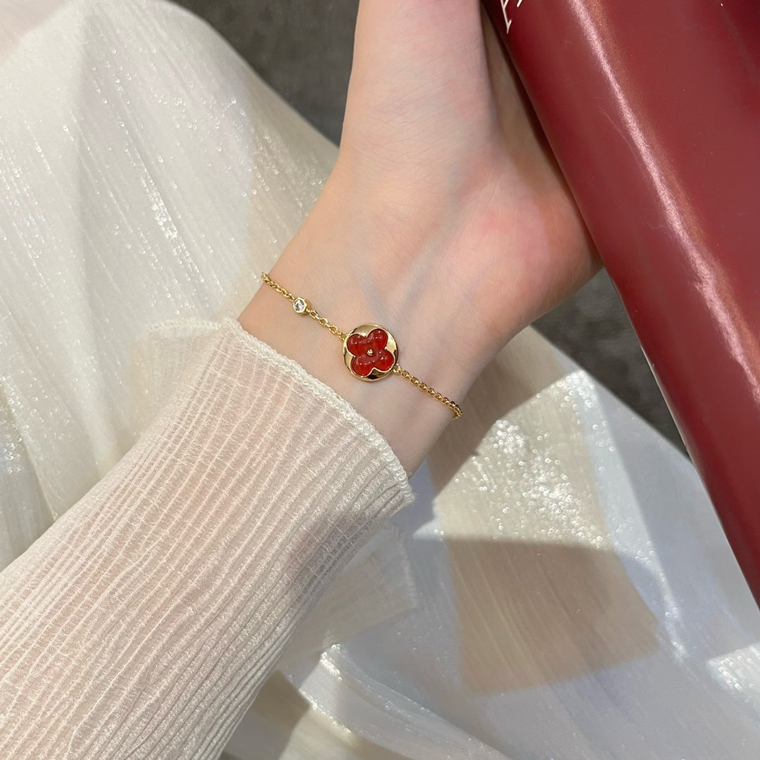 [Marin]SUN PEDANT CARNELIAN BRACELET