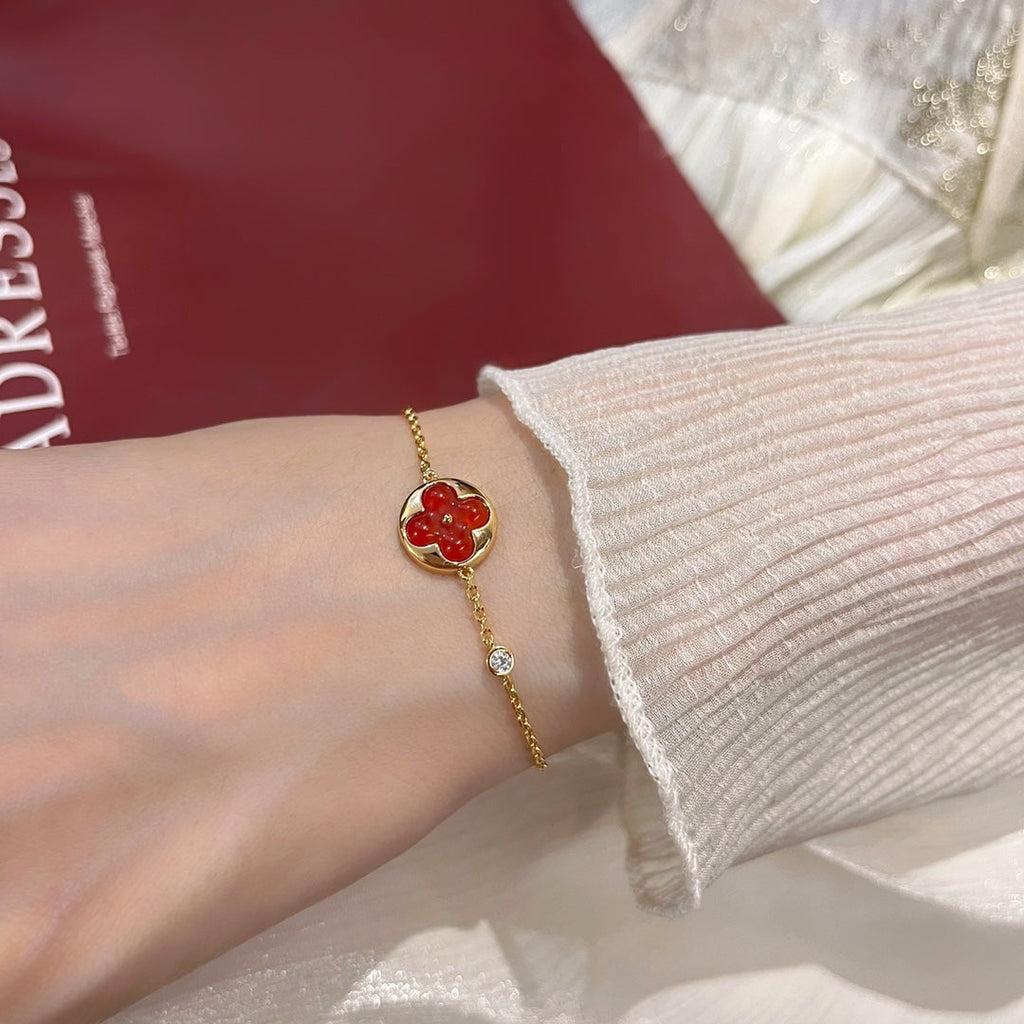 [マリン]サンペンダントカーネリアンブレスレット