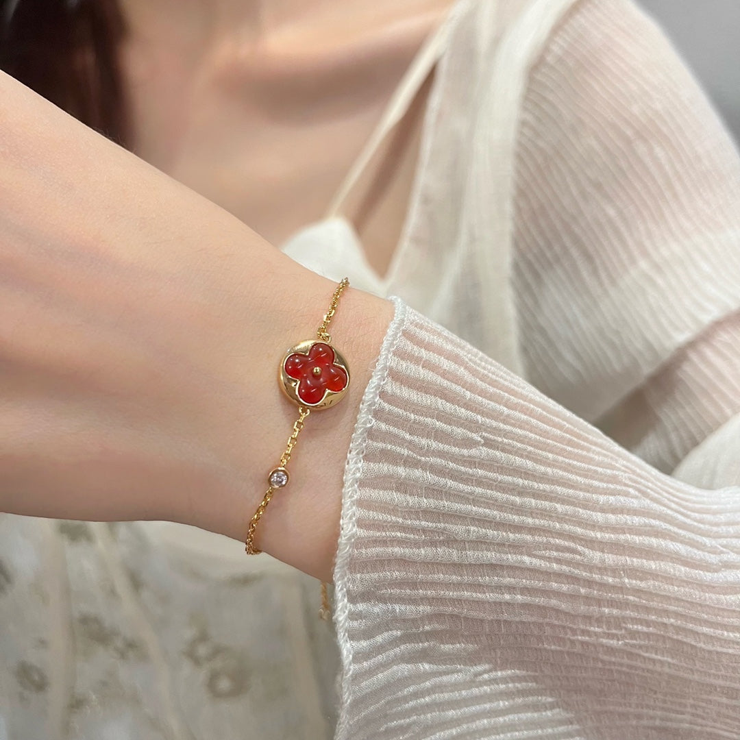 [Marin]SUN PEDANT CARNELIAN BRACELET