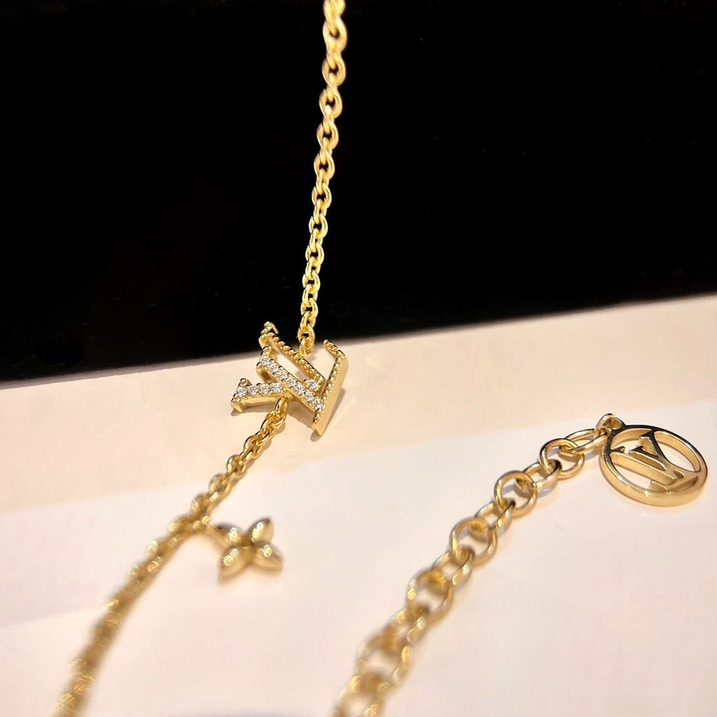 [Marin]LOGO STAR MOTIF GOLD BRACELET