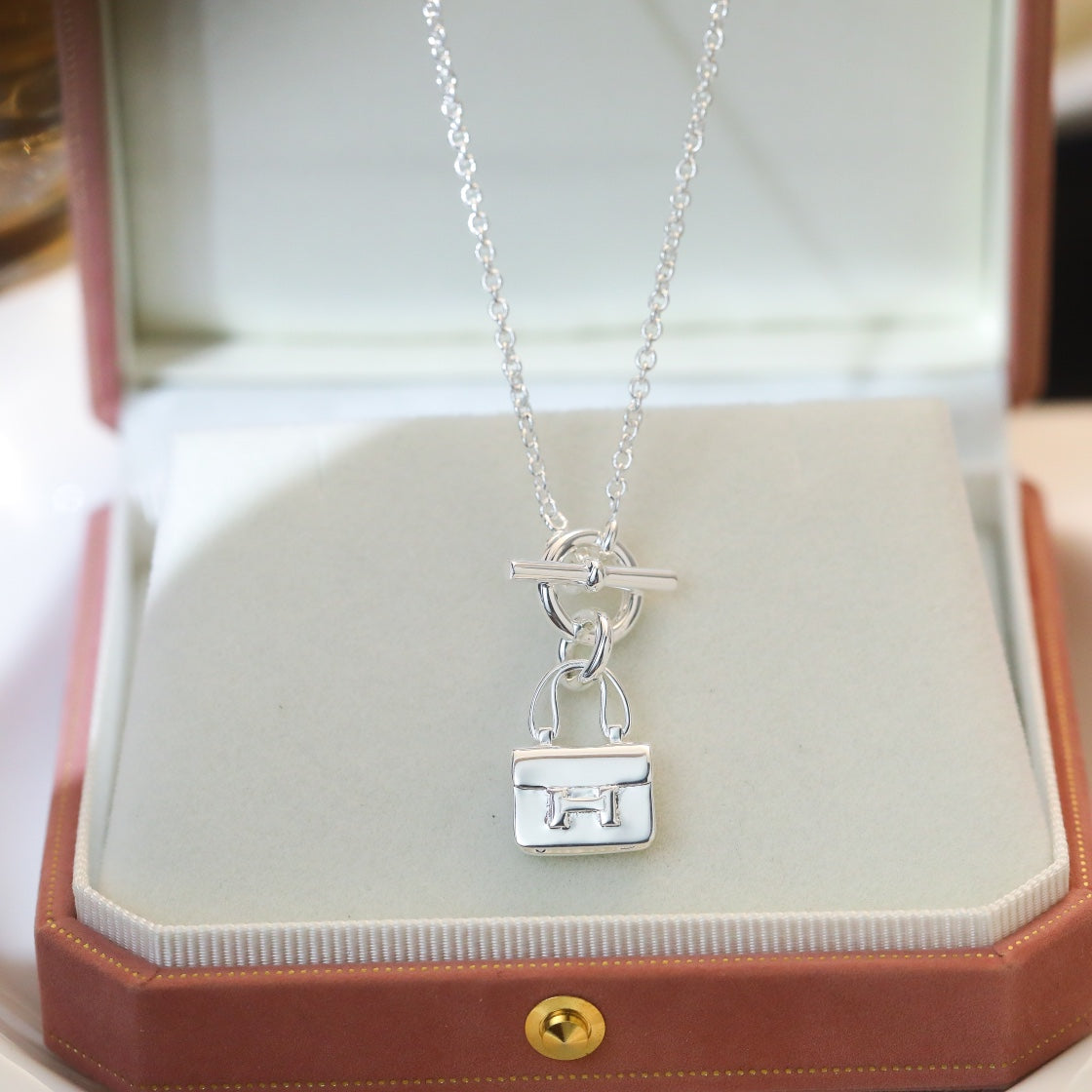 [Marin]POP H PEDANT SILVER NECKLACE