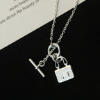 [Marin]POP H PEDANT SILVER NECKLACE