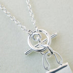 [Marin]POP H PEDANT SILVER NECKLACE