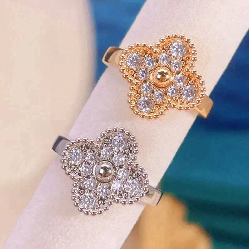 [Marin]CLOVER DIAMOND RING