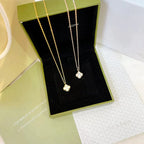 [Marin]CLOVER MINI 9.5MM WHITE MOTHER-OF-PEARL NECKLACE