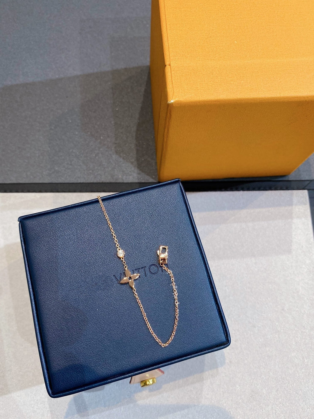 [Marin]STAR DIAMOND PINK GOLD BRACELET