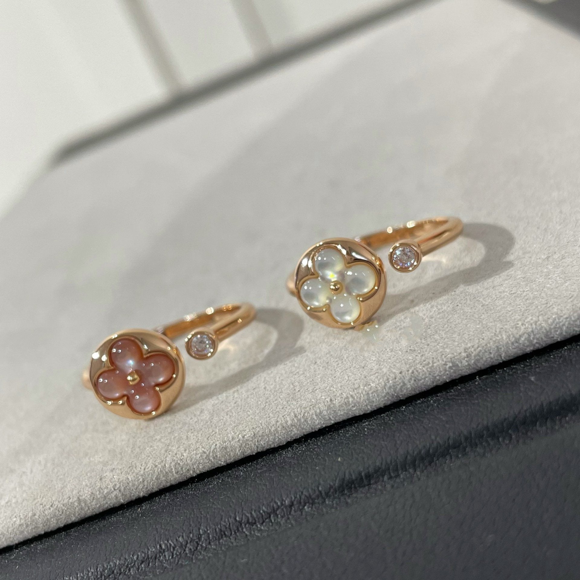 [Marin]SUN 1 DIAMOND PINK MOP RING
