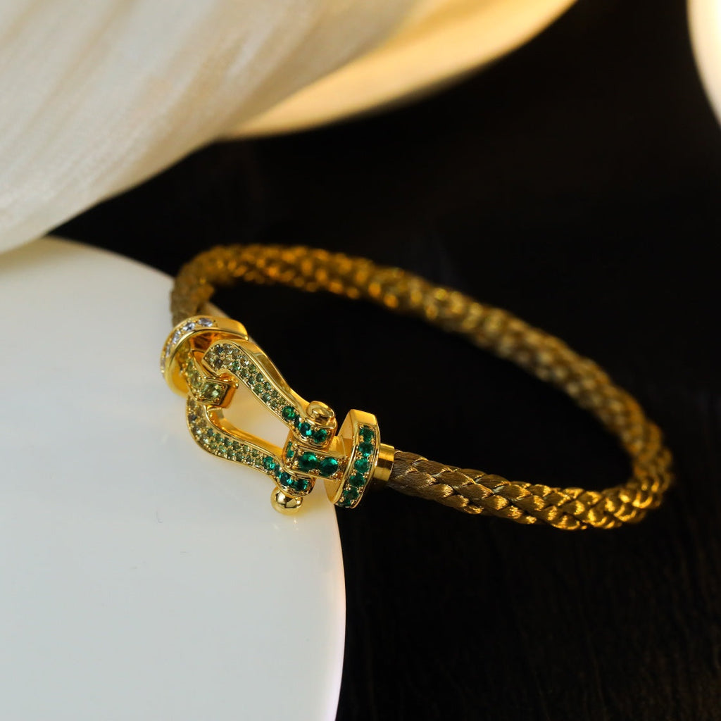 [Marin]FORCE 10 GOLD GREEN DIAMOND PAVED