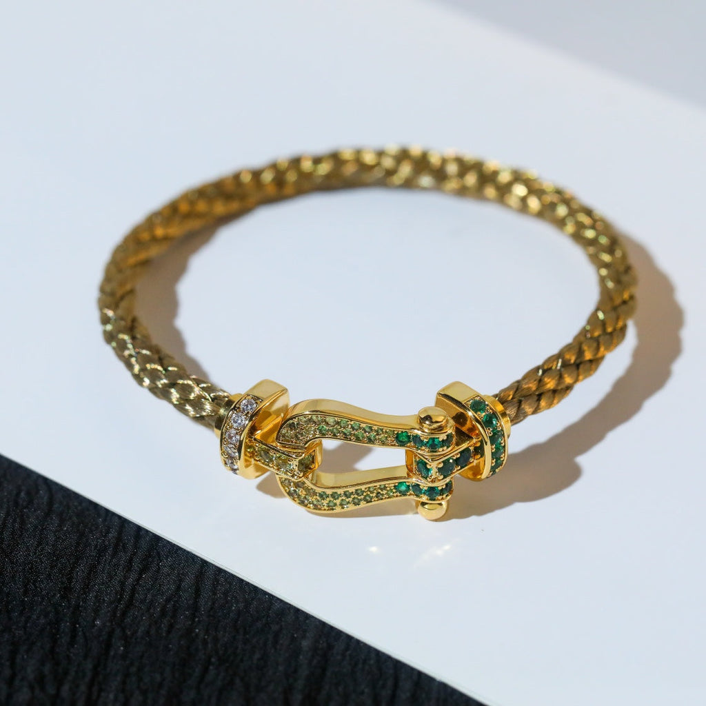 [Marin]FORCE 10 GOLD GREEN DIAMOND PAVED