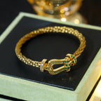 [Marin]FORCE 10 GOLD GREEN DIAMOND PAVED