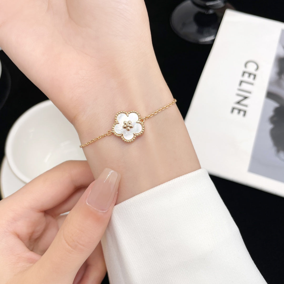 [Marin]BRACELET LUCKY SPRING MOP OR ROSE