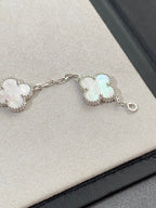 [⭐Shinejoy]CLOVER WHITE PEARL MOP BRACELET 5 MOTIFS COLLECTION