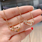 [Marin]FORCE 10 PINK GOLD DIAMOND NECKLACE