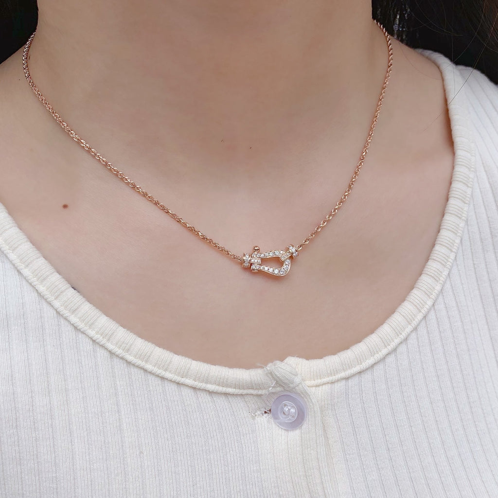[Marin]FORCE 10 PINK GOLD DIAMOND NECKLACE