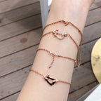 [Marin]FORCE 10 PINK GOLD DIAMOND NECKLACE
