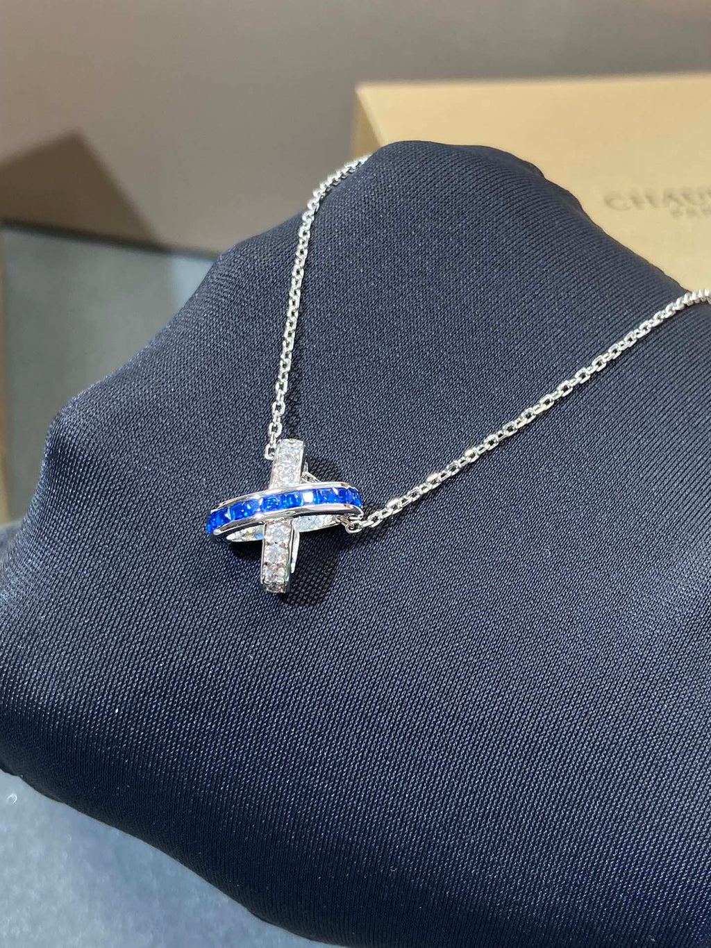 [Marin]LIENS ダイヤモンド シルバーネックレス